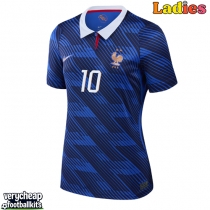 France Kylian Mbappe #10 Replica Home Shirt Ladies World Cup 2026 Short Sleeve
